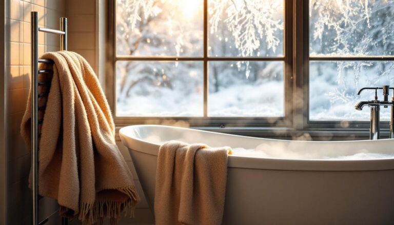 Why you should put a blanket in your bathroom this January