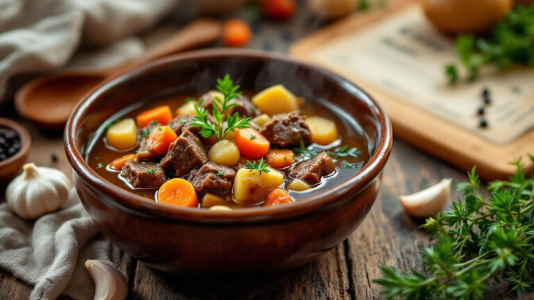 A chef reveals how to make rich, comforting beef stew in just a few steps
