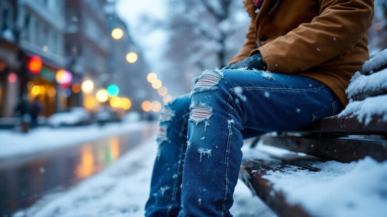 A fashion expert reveals why wearing jeans in cold weather is a big mistake