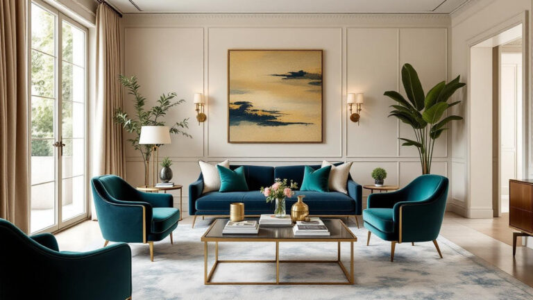 I tried these colors, my living room looks so much more expensive now