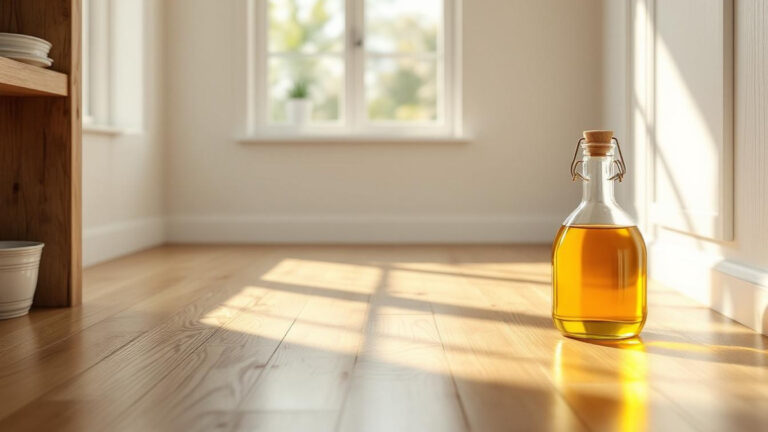 Neither polish nor wax, this pantry item makes hardwood floors shine brilliantly