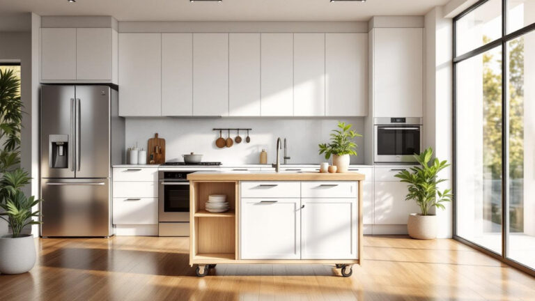 Not kitchen islands but this trend is the practical and elegant replacement